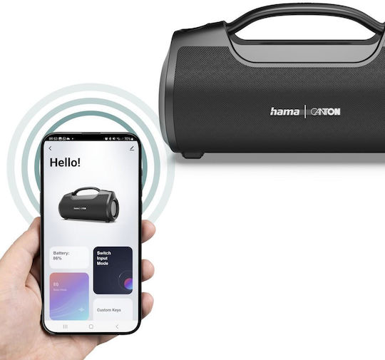 HAMA Mate Pro MK II Boxă Bluetooth 60W cu Durată a Bateriei de până la 12 Ore Neagră