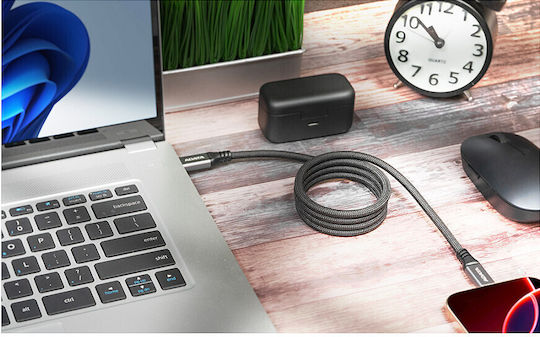 Adata Magnetic USB 2.0 Cable USB-C Male - USB-C 100W PD Black 1m