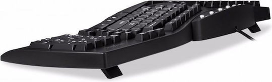 Perixx Periboard 512B Ergonomic Split Nur Tastatur Englisch US