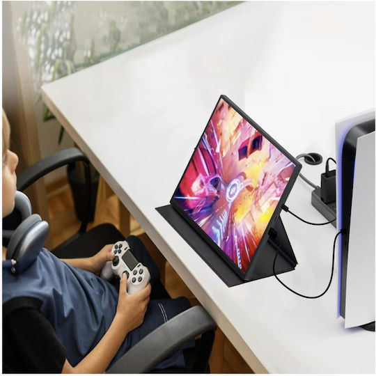 Zeuslap IPS Φορητό Monitor 10" FHD 1920x1080 Ασημί