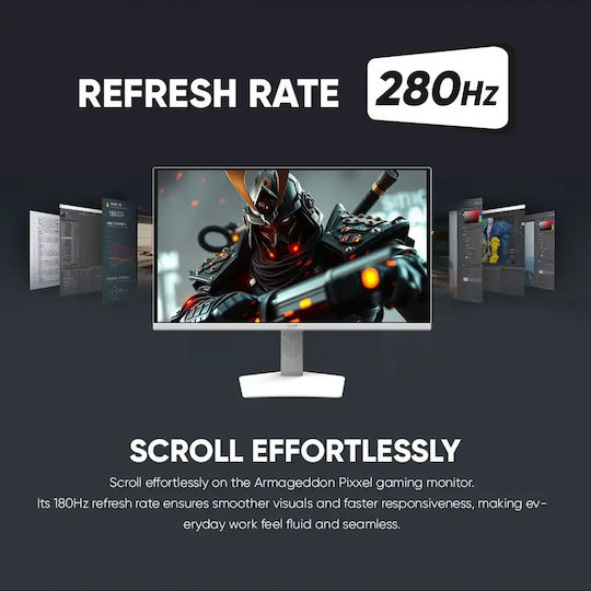Armaggeddon PXP-27UXO-B QD-OLED Gaming Monitor 27" QHD 2560x1440 280Hz with Response Time 1ms GTG
