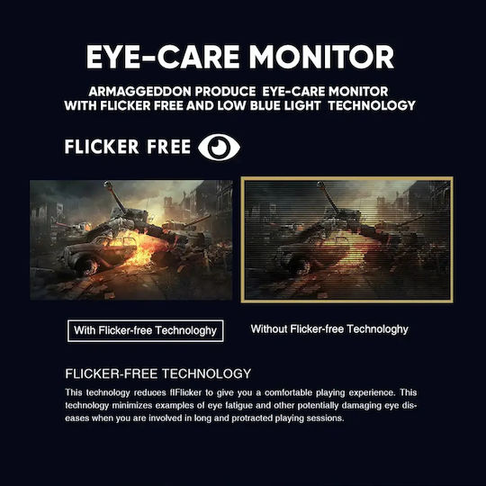 Armaggeddon PXP-27G-B IPS HDR Monitor 27" FHD 1920x1080 165Hz with Response Time 1ms GTG
