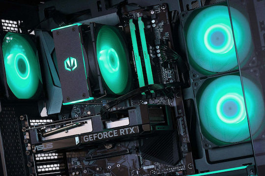 Actina Гейминг Настолен Компютър Ryzen 7-5700X/16GB DDR4/1.0TB SSD/Без Операционна Система