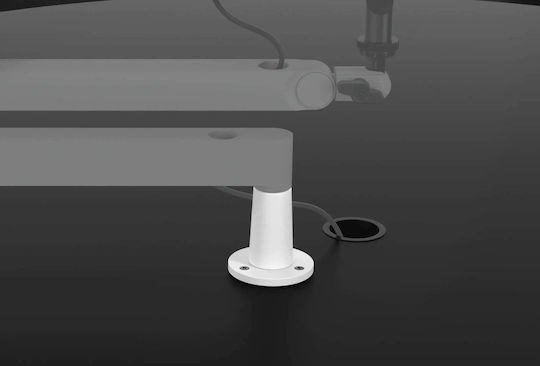 Elgato Desk Plate Wave Mic Arm White