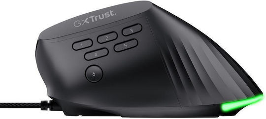 Trust GXT 145 Rexxa RGB Gaming Ποντίκι 12800 DPI Μαύρο