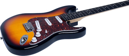 Eko Електрическа Китара Stratocaster Черен