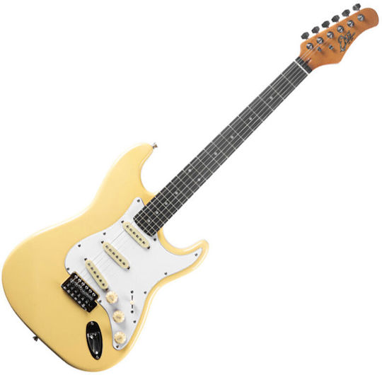 Eko Electric Guitar Stratocaster Cream EKO00226