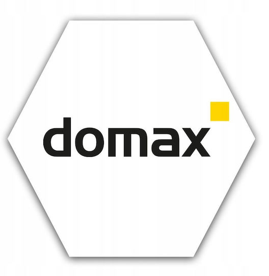 Domax Γάντζος Πόρτας 120mm Μαύρος