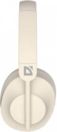 Defender FreeMotion B485 Wireless Wired Over Ear Headphones With 50 Hours Playing Time Beige