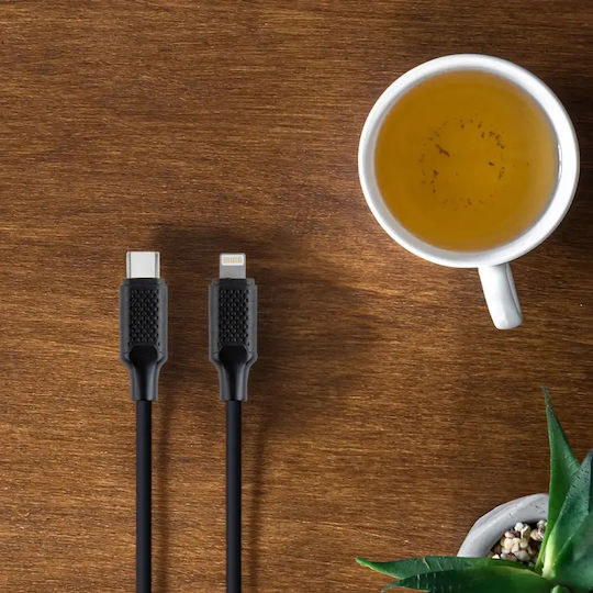 Cablexpert USB-C to Lightning Cable Μαύρο 1.5m (CC-USB2CM8PM-1.5M)