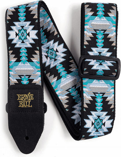 Ernie Ball Jacquard Gitarre Gurt Blau