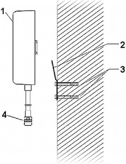 RF-MAX RF-ANT-GSM/DCS/UMTS-7.5/10 Internal/External Wi-Fi Antenna Directional 10dBi with N-connector connection