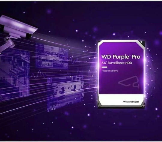 Western Digital Purple Pro 26TB HDD Hard Drive 3.5" SATA III 7200rpm with 512MB Cache for Recorder WD260PURP