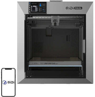 QiDi QiDi Max 4 Eigenständiger 3D-Drucker mit Ethernet / USB / Wi-Fi Verbindung