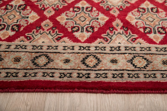 Класическо Ръчно Изработено Килим Бохара 79x125 См Decostar Бордо
