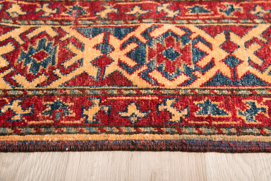 Covor Clasic Handmade Kazak 153x204 Cm Roșu