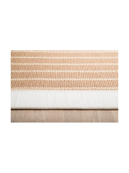 Decostar Χαλί Ορθογώνιο Καλοκαιρινό Ψάθινο Καφέ 170x240cm