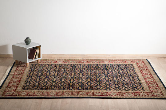 Χαλί Κλασικό Χειροποίητο Tabriz Herati 203x276 Cm Decostar Μπλε