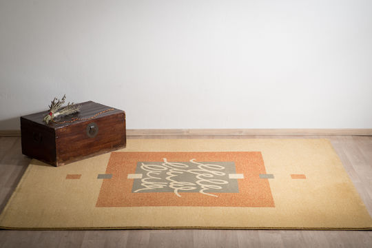 Decostar Modern Wohnzimmer Teppich Synthetisch Natur Beige 150x230 cm