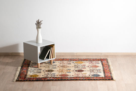 Класическо Ръчно Изработено Килим Gabbeh Fein 115x158 См Decostar Екрю