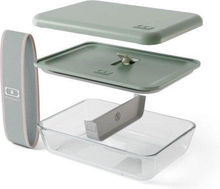 Monbento Monbento Glas Mittagessenbox Grün 600ml