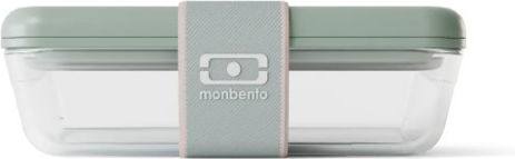 Monbento Δοχείο Φαγητού Γυάλινο Πράσινο με Χωρίσματα 600ml