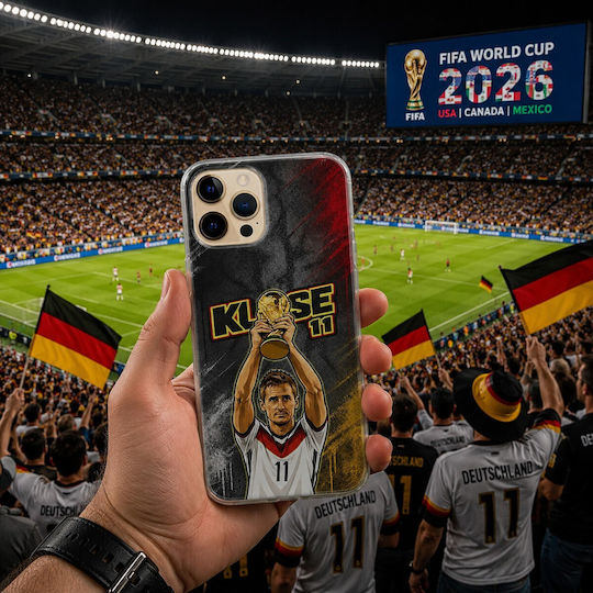 World Stars Collection Miroslav Klose Google Pixel 4a 5G Flexible TPU Transparent Silicone Case