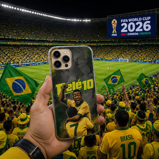 World Stars Collection Pele Case Huawei P60 Pro Flexible TPU Transparent Silicone