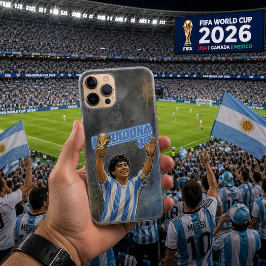 World Stars Collection Diego Maradona Google Pixel 5 Flexible TPU Transparent Silicone Mobile Phone Case