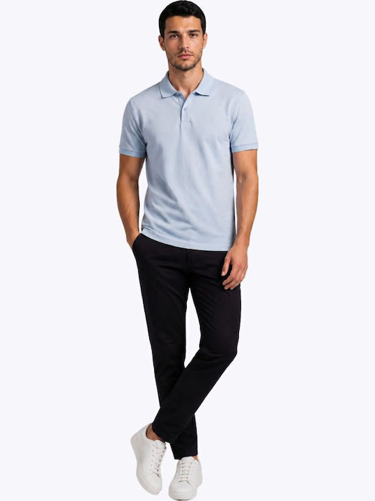 Herrenblusen Kurzarm Polo Grau