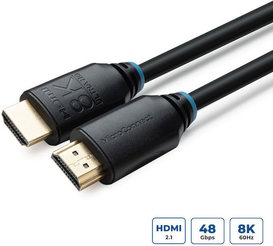 Microconnect HDMI Cable Male - HDMI Male 7.5m Black