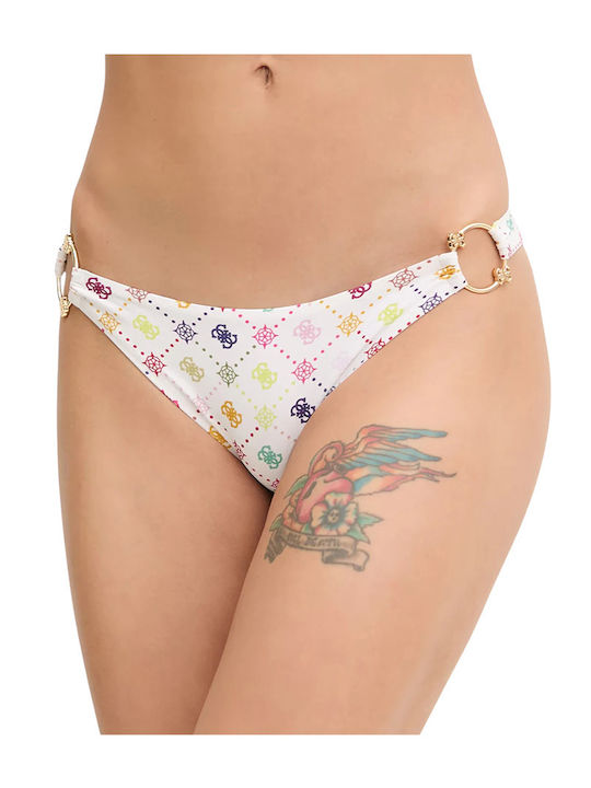 Bikinihosen Slip Weiß
