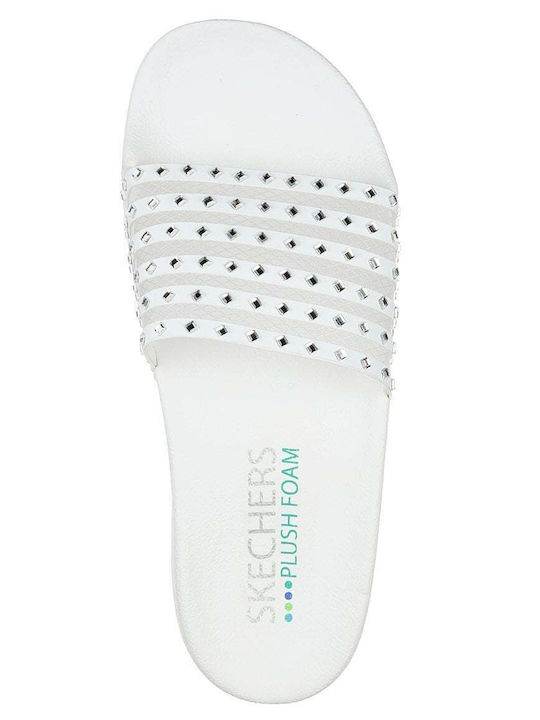 Pop Ups Women's Slides White