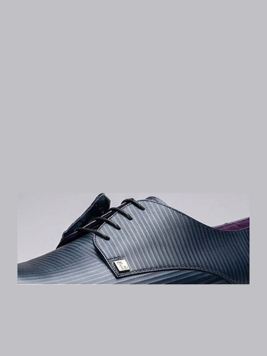 Leder Herrenschuhe Blau