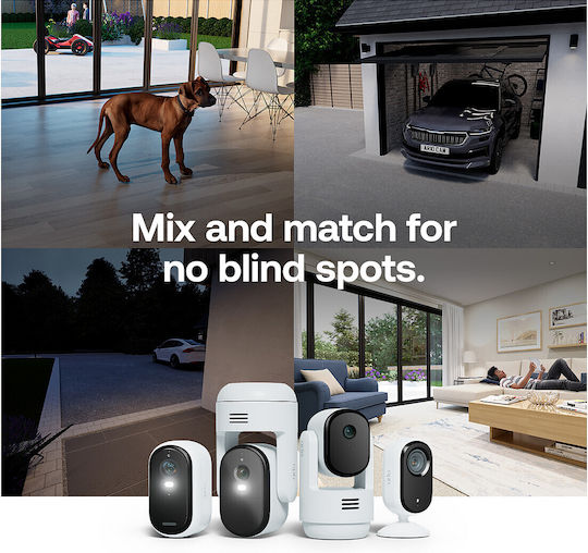 Arlo Σύστημα Παρακολούθησης Essential 3 2 Ασύρματων Καμερών IP 4MP
