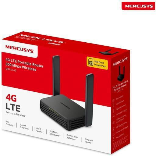 Mercusys MB113-4G Ασύρματο 4G Φορητό Hotspot