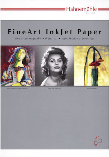Hahnemuhle Photo Rag White Fotopapier Glanz A4 (21x30) 188gr/m² für Drucker Tintenstrahl 25 Blätter