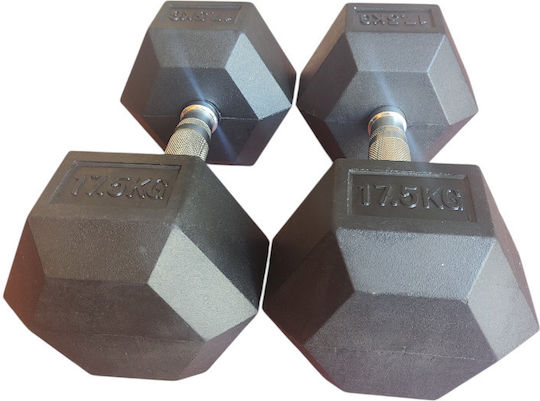 Profit Hexagon Dumbbell 1 x 17.5kg
