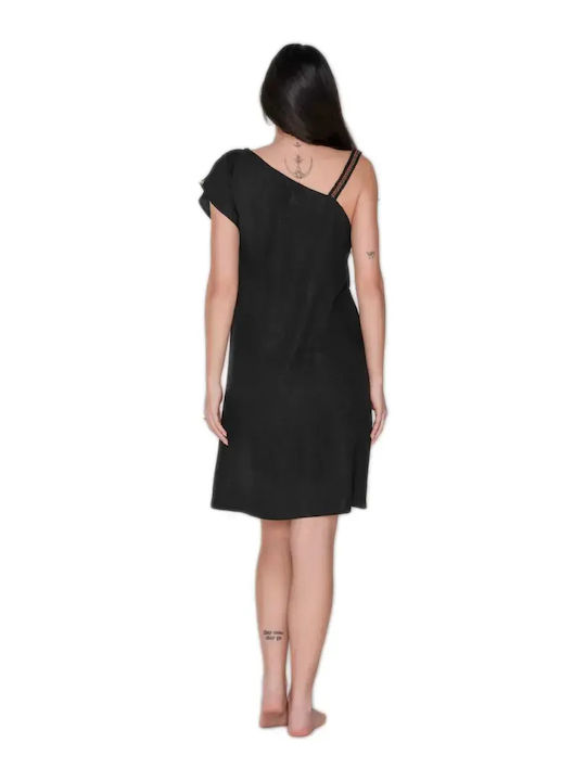 Luna Luna Damen Nachthemd Schwarz Luna Luna Damen Nachthemd Schwarz