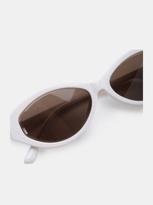 Luigi Unisex Ochelari de Soare Cu Culoare Full Face Alb 4918304