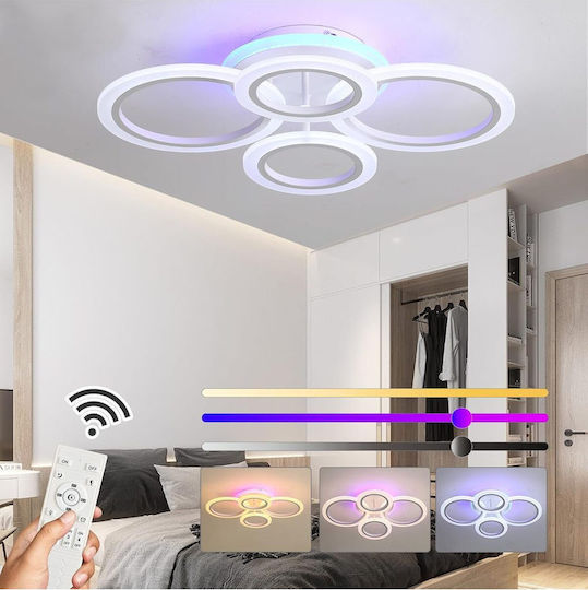 Jiju Таванно осветително тяло LED с дистанционно управление Jiju Таванно осветително тяло LED с дистанционно управление