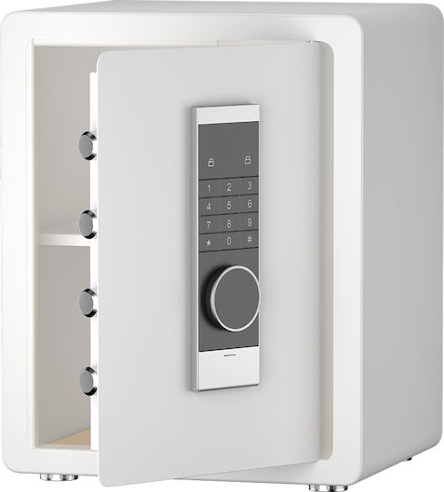 Casetă de valori cu închidere digitală și cheie M45xL38xÎ32cm