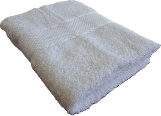 Kotonia Home Set 5 Prosoape De Hotel Pentru Față 90x50cm Albe Greutate 400gsm