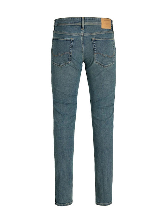 Glenn Pantaloni de Blugi pentru Bărbați Elastici cu Slim Fit Albastru