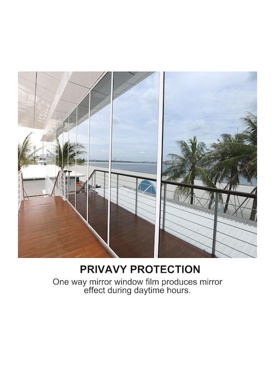 Grüner Statischer Privatsphäre Wärmedämmender Wandsticker 90x300 Cm