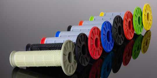 Renthal Atv Kevlar Dual Compound Half Waffle Grips Dual Compound Kevlar Kevlar Color