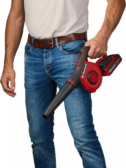 Einhell Te-cb 18/270 Li Ръчен Акумулаторен Вентилатор 18V Solo с Регулиране на Интензитета & Максимална Скорост на Въздуха 270km/h