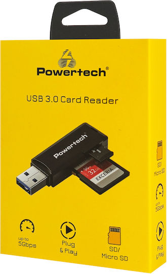 Powertech Card Reader USB 3.0 για SD
