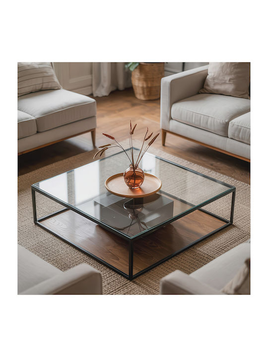 Tulup Rechteckige Tischoberfläche aus Glas Transparent 120x80cm 010010820010100000000
