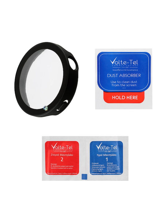 Volte-Tel Plastic Case with Tempered Glass in Burgundy Colour for Huawei Watch Gt 6